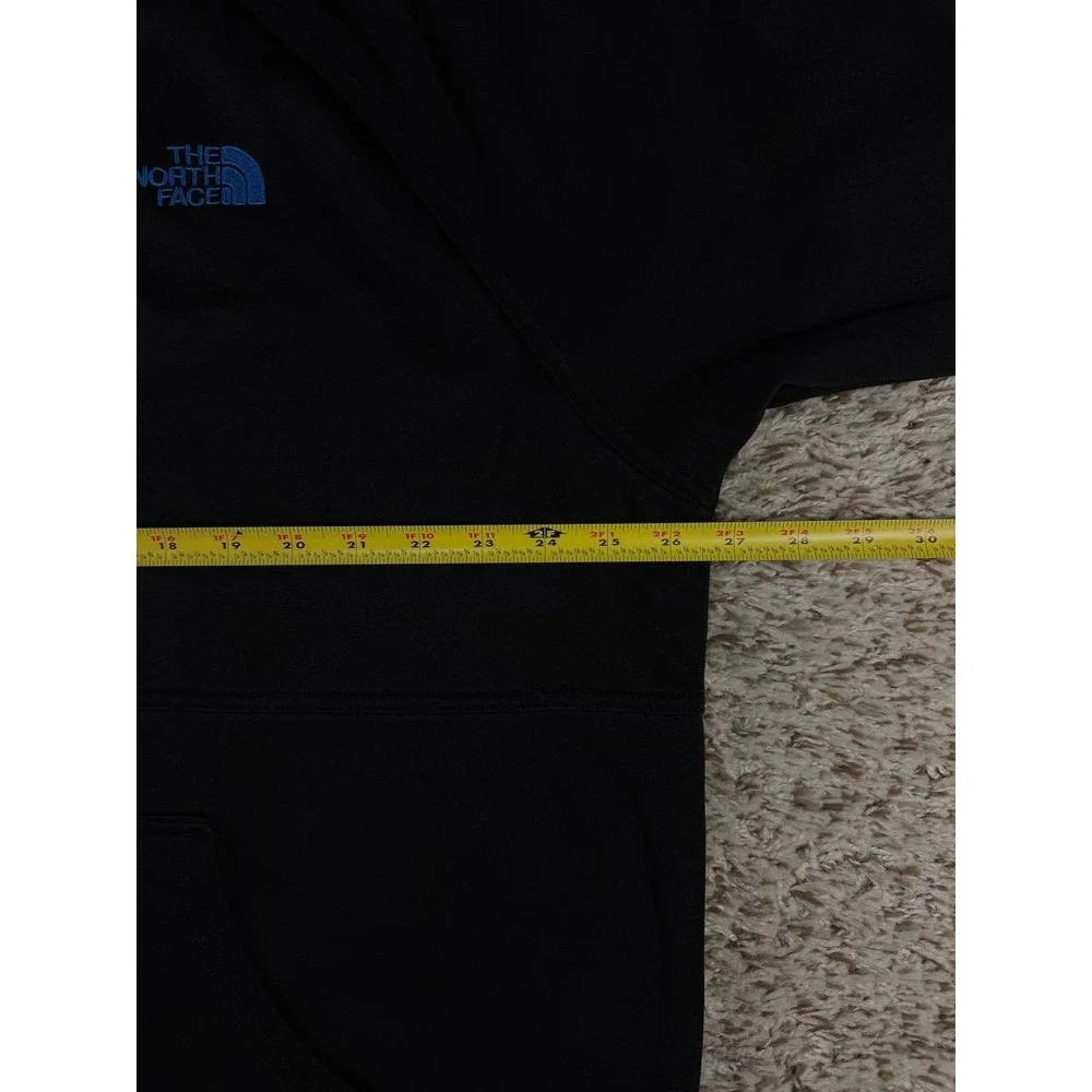 The North Face Mack Mays Full Zip Fleece Hoodie Black Blue Men's Size XL